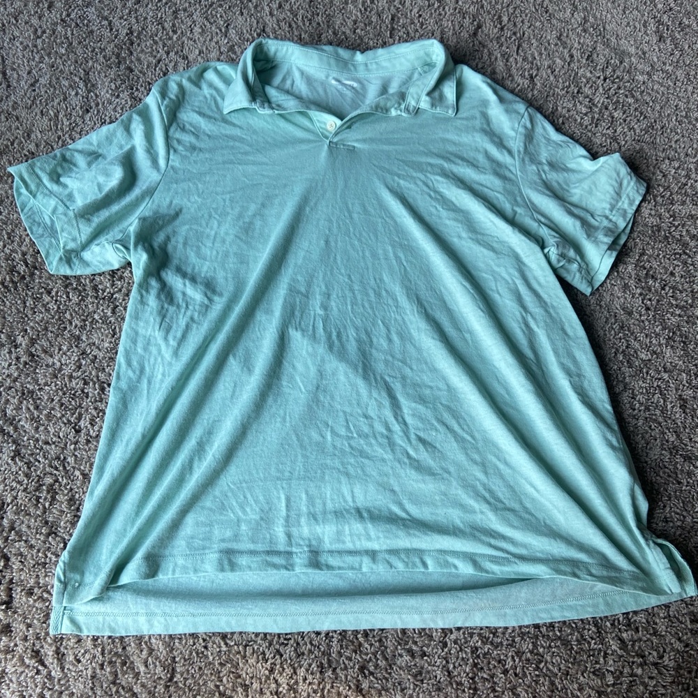 Mint green t-shirt polo